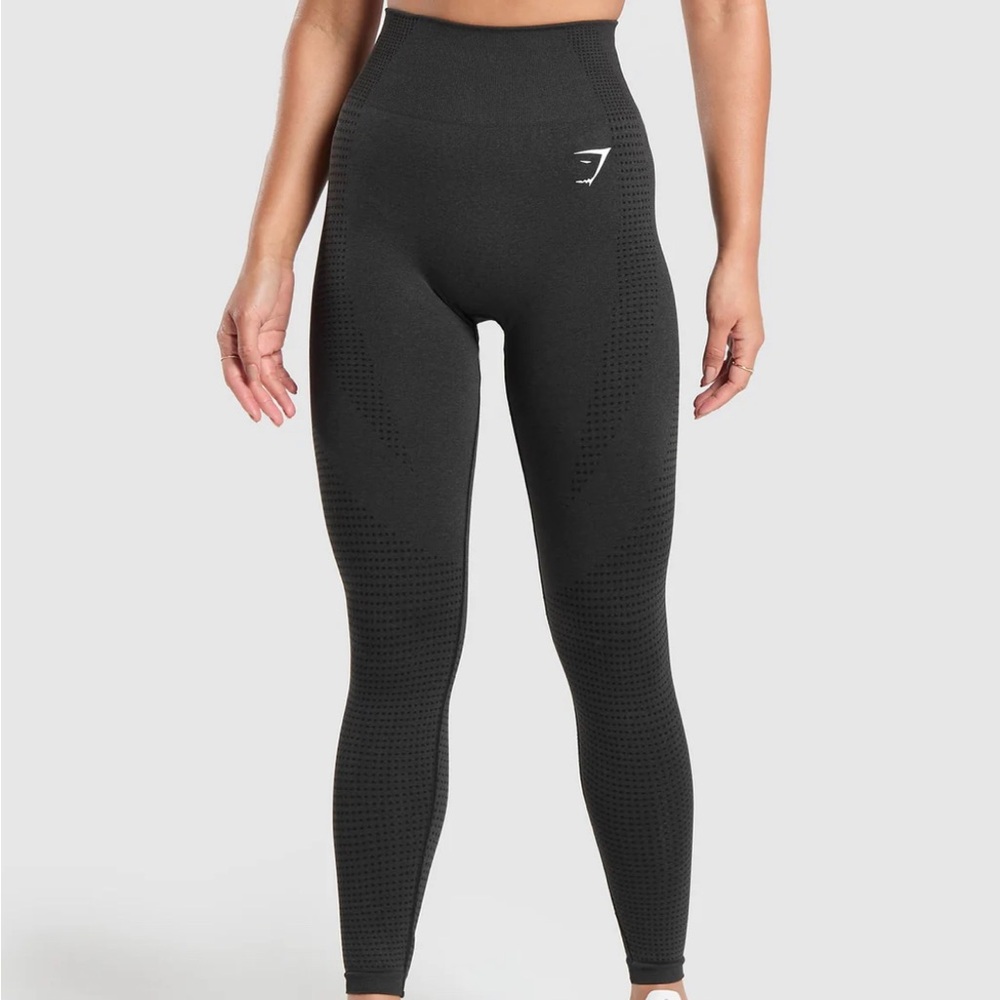 Gymshark Women’s Vital Seamless Leggings- Black Marl